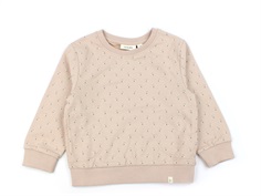 Lil Atelier rose dust floral sweatshirt